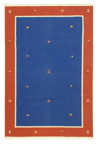 Tapis Kelim - Tendance - 300 x 200 cm - bleu