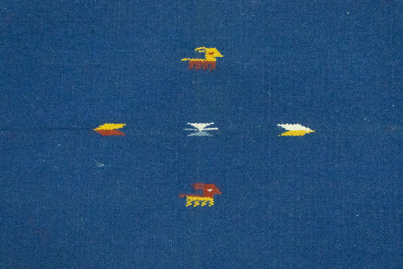 Tapis Kelim - Tendance - 180 x 120 cm - bleu