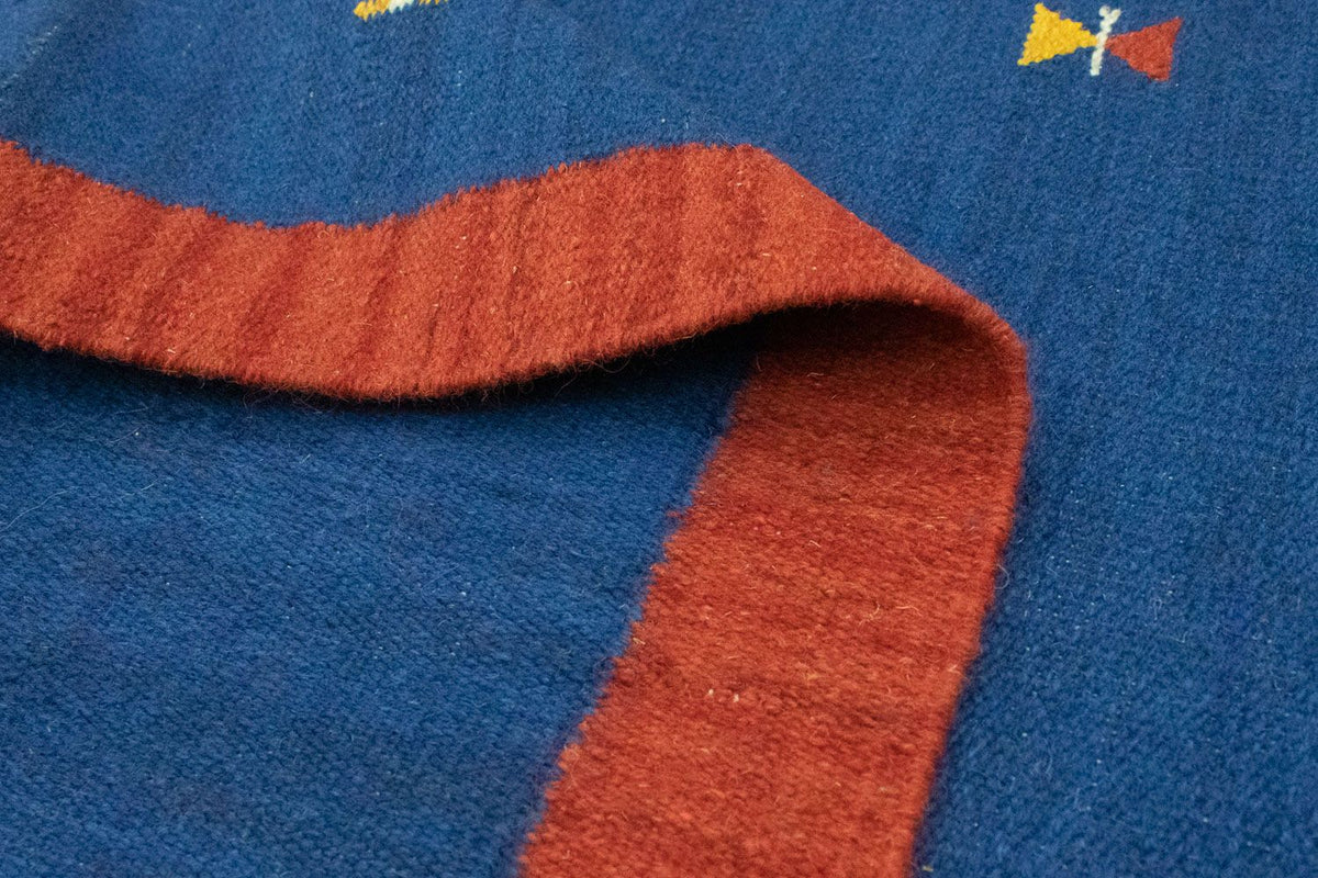 Tapis Kelim - Tendance - 180 x 120 cm - bleu