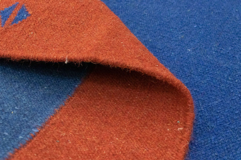Tapis Kelim - Tendance - 180 x 120 cm - bleu