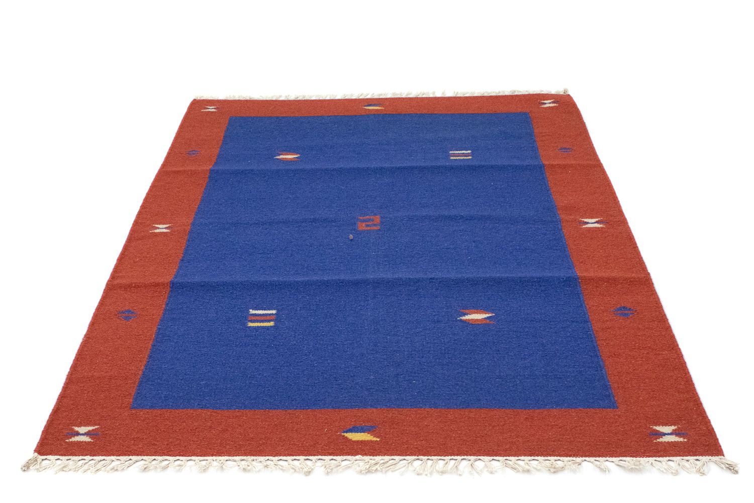 Tapis Kelim - Tendance - 180 x 120 cm - bleu