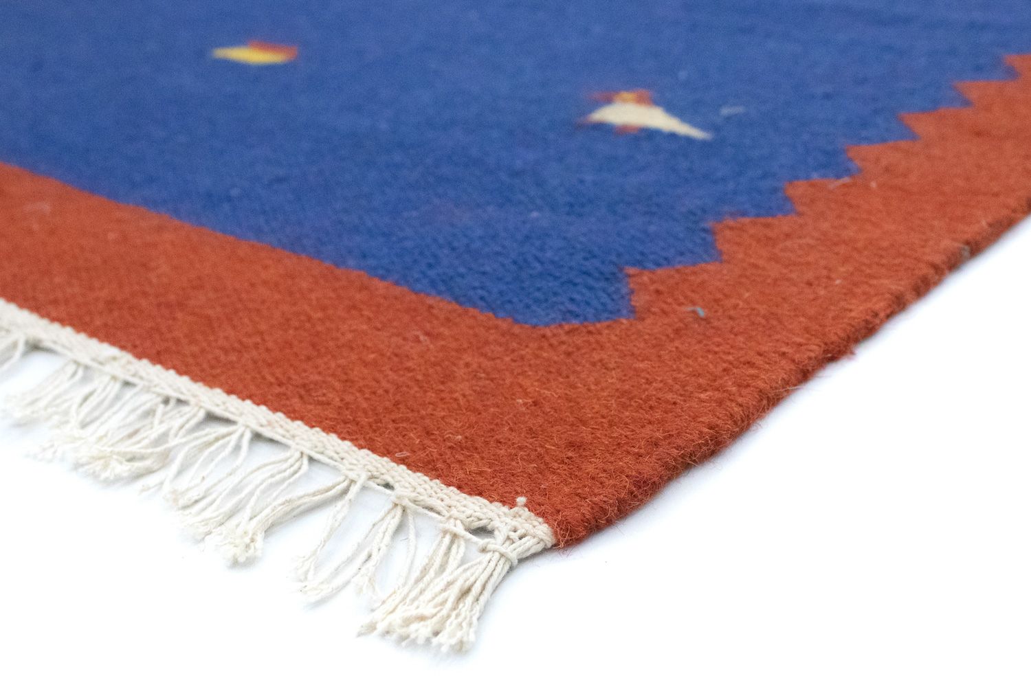 Tapis Kelim - Tendance - 180 x 120 cm - bleu