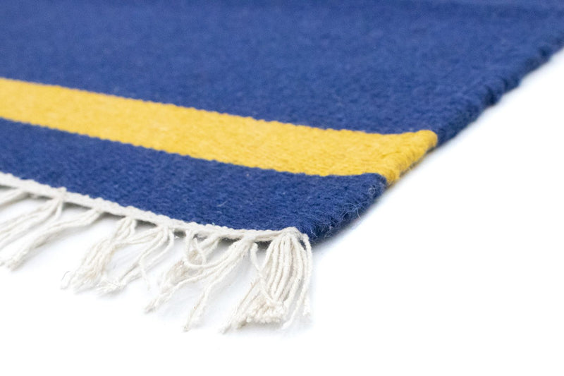 Tapis Kelim - Tendance - 180 x 120 cm - bleu
