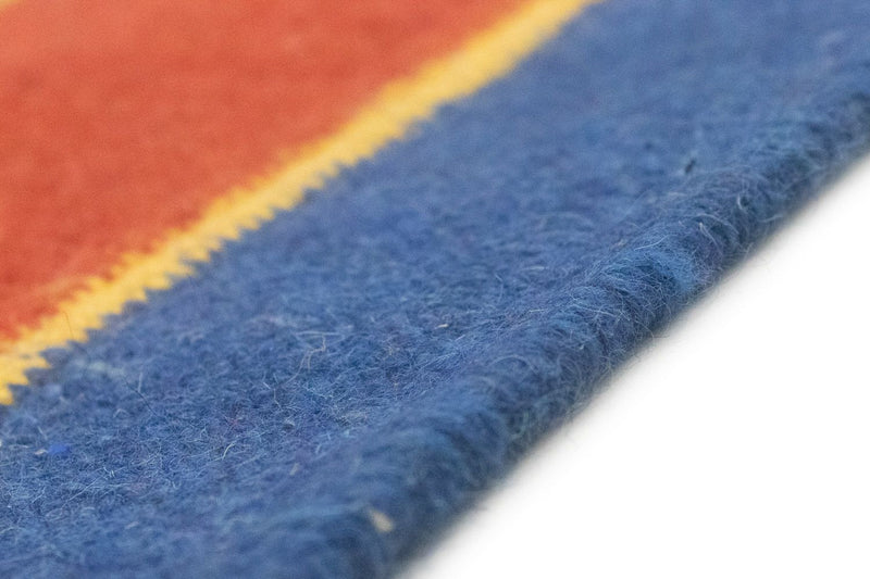Tapis Kelim - Tendance - 200 x 140 cm - bleu