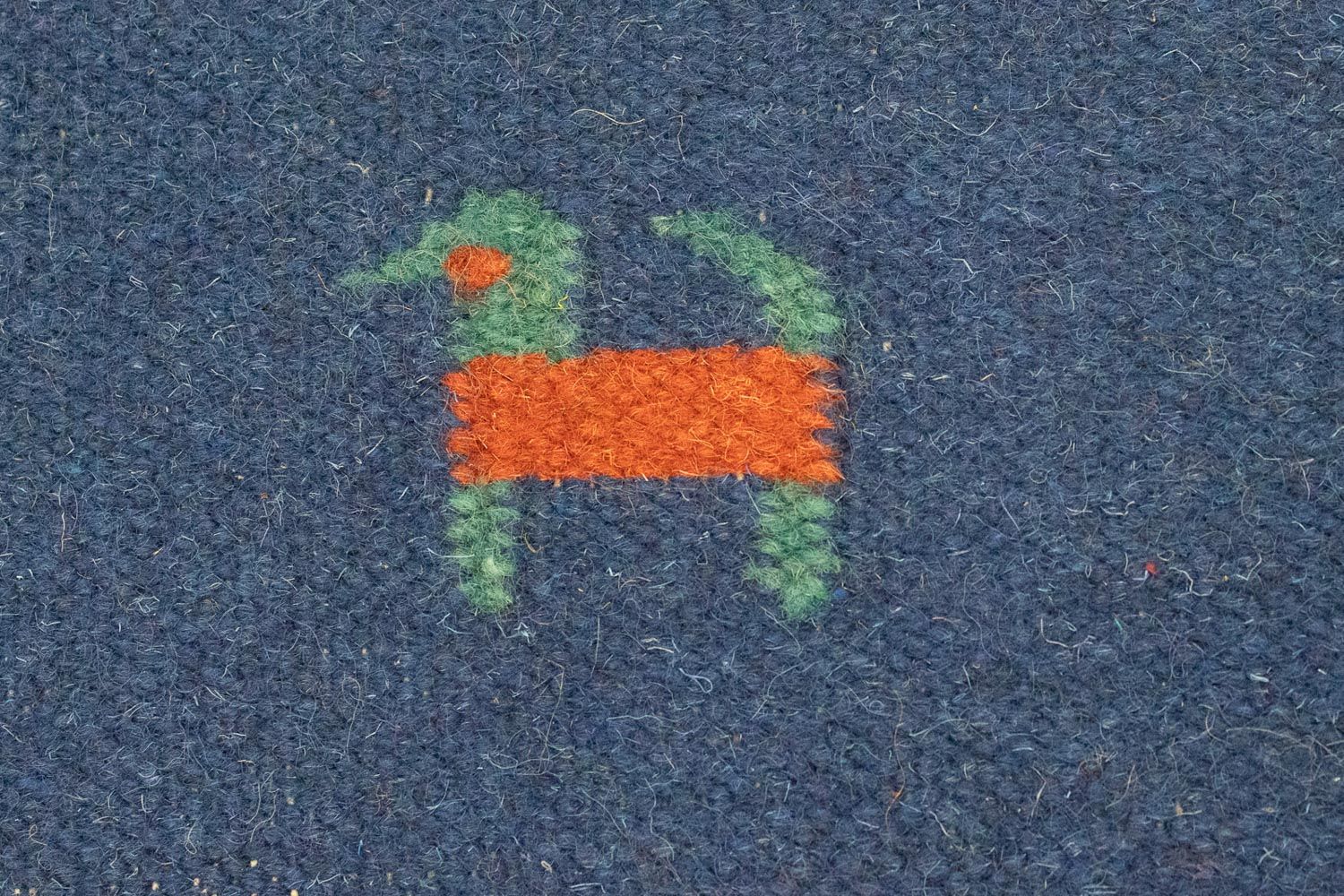 Tapis Kelim - Tendance - 200 x 140 cm - bleu
