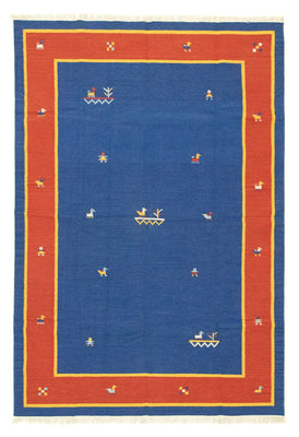 Tapis Kelim - Tendance - 300 x 200 cm - bleu