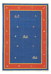 Tapis Kelim - Tendance - 300 x 200 cm - bleu
