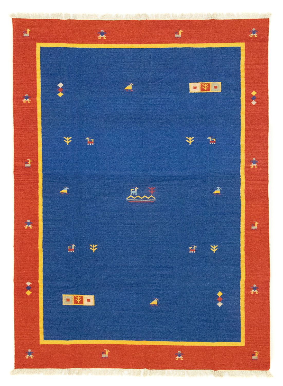 Tapis Kelim - Tendance - 300 x 200 cm - bleu