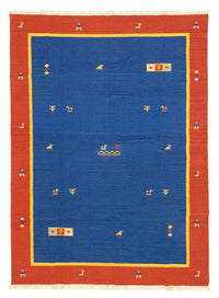 Tapis Kelim - Tendance - 300 x 200 cm - bleu