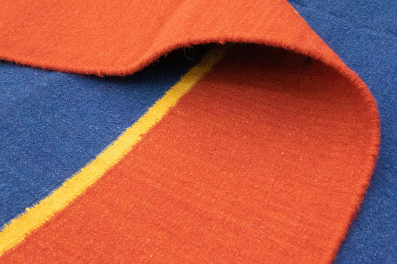 Tapis Kelim - Tendance - 300 x 200 cm - bleu