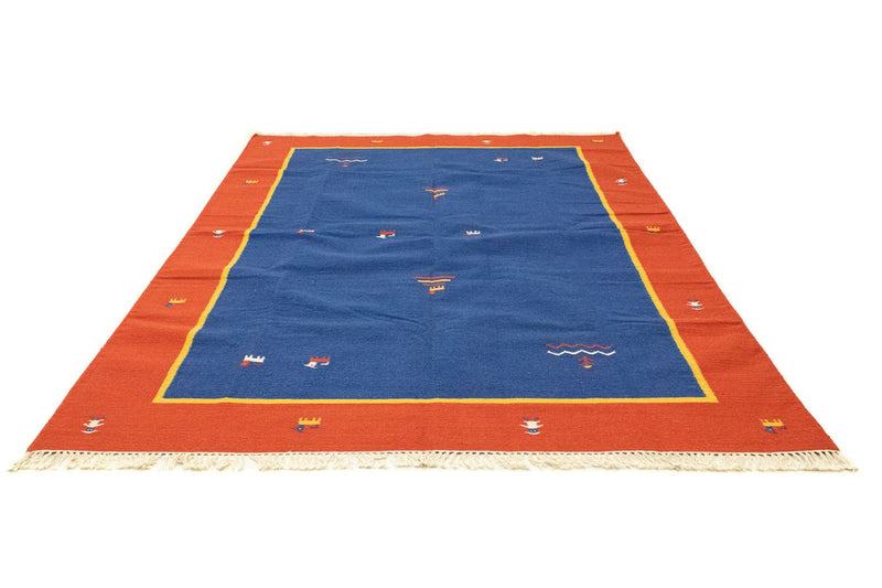 Tapis Kelim - Tendance - 300 x 200 cm - bleu