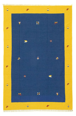 Tapis Kelim - Tendance - 300 x 200 cm - bleu