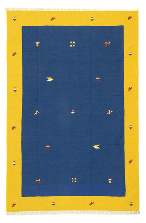 Tapis Kelim - Tendance - 300 x 200 cm - bleu