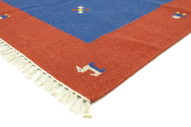 Tapis Kelim - Tendance - 300 x 200 cm - bleu