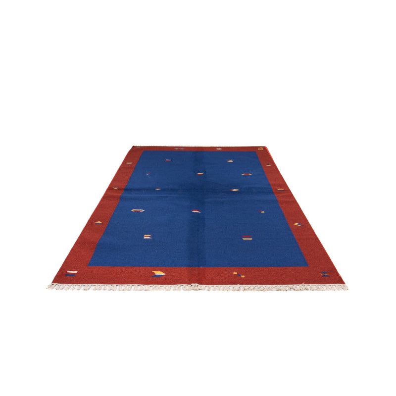 Tapis Kelim - Tendance - 240 x 170 cm - bleu foncé