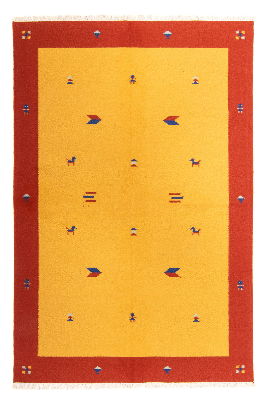 Tapis Kelim - Tendance - 240 x 170 cm - or