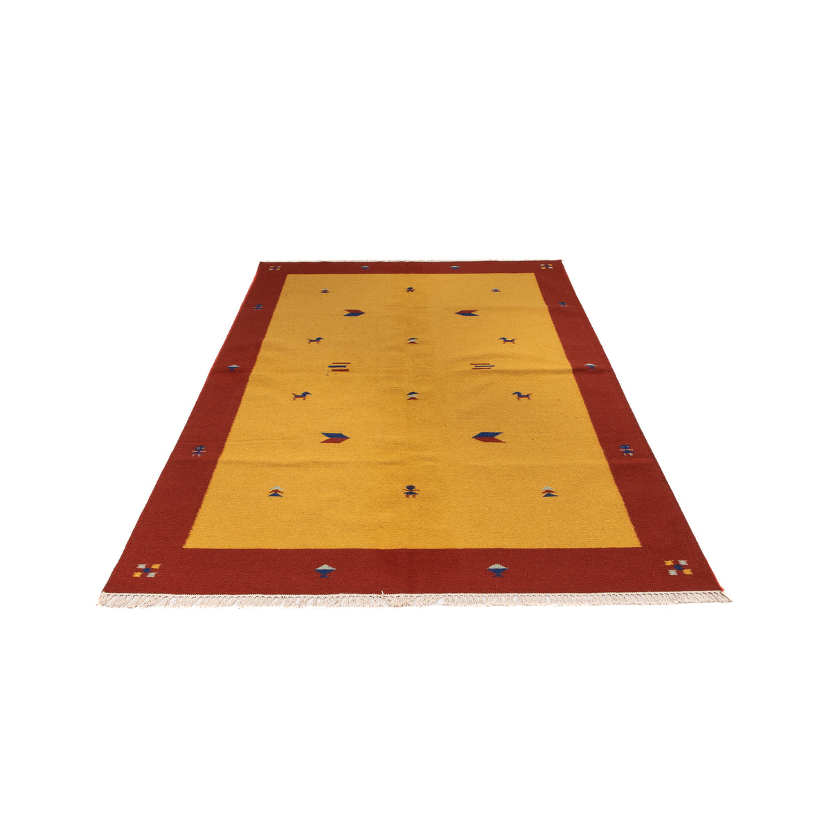 Tapis Kelim - Tendance - 240 x 170 cm - or