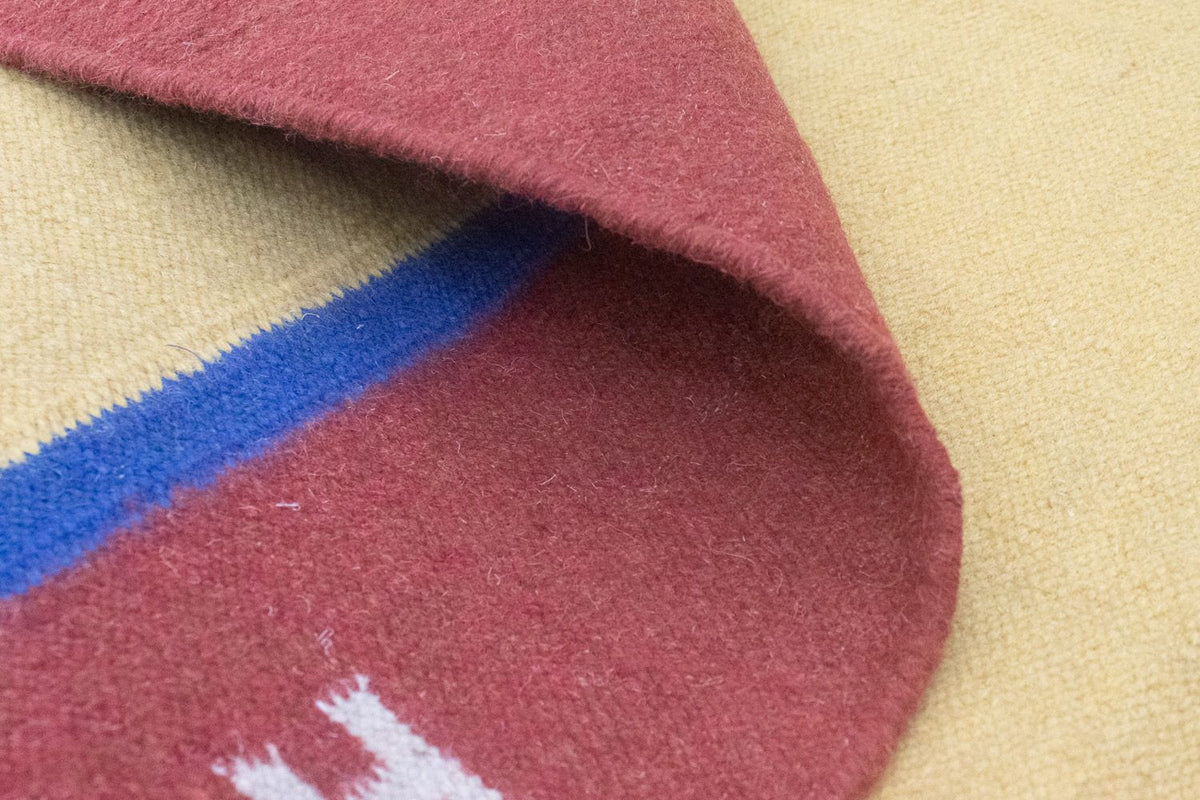 Tapis Kelim - Tendance - 200 x 140 cm - jaune