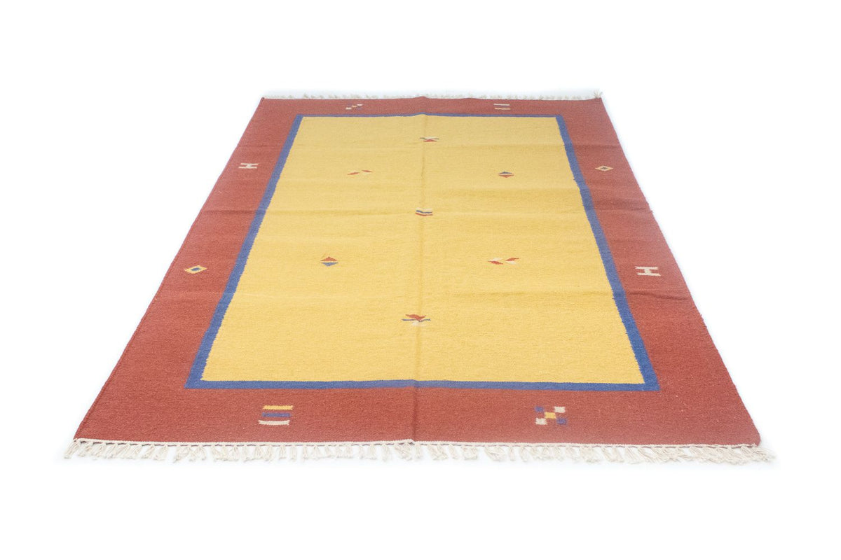 Tapis Kelim - Tendance - 200 x 140 cm - jaune