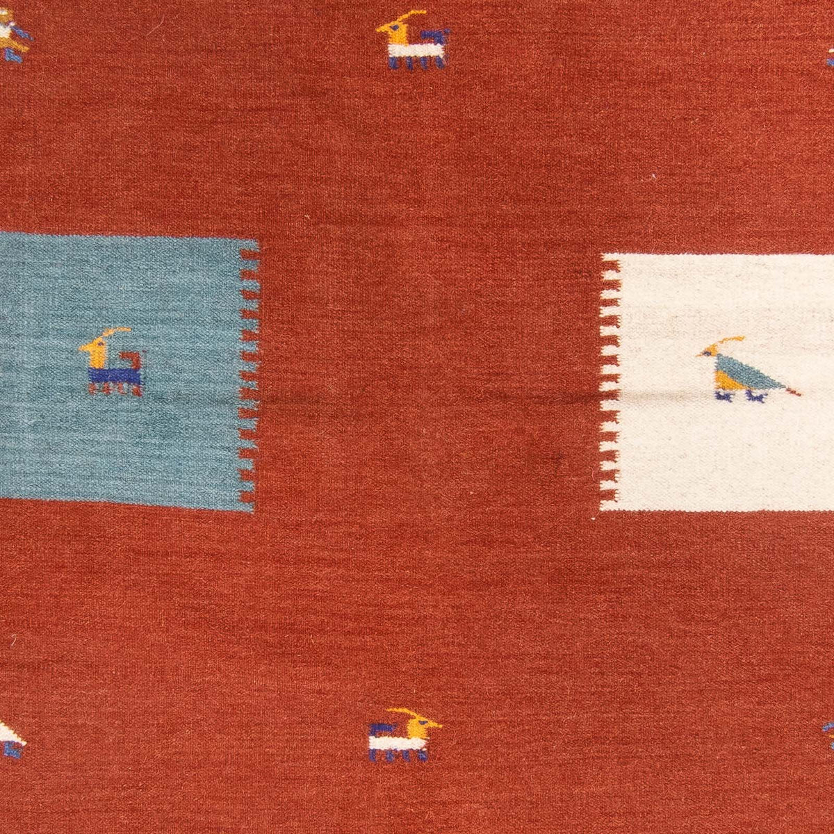 Tapis Kelim - Tendance - 240 x 170 cm - rouge foncé