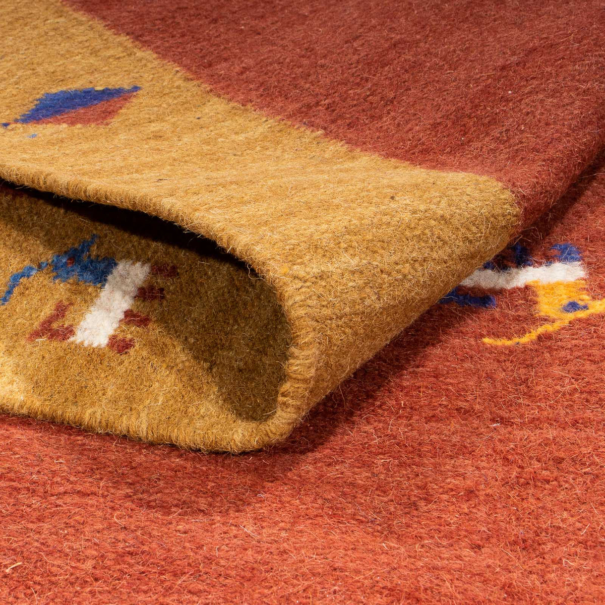 Tapis Kelim - Tendance - 240 x 170 cm - rouge foncé