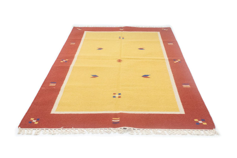 Tapis Kelim - Tendance - 200 x 140 cm - jaune