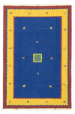 Tapis Kelim - Tendance - 300 x 200 cm - bleu