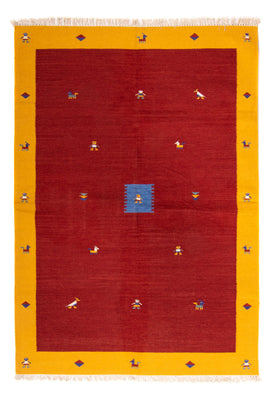 Tapis Kelim - Tendance - 240 x 170 cm - rouge foncé