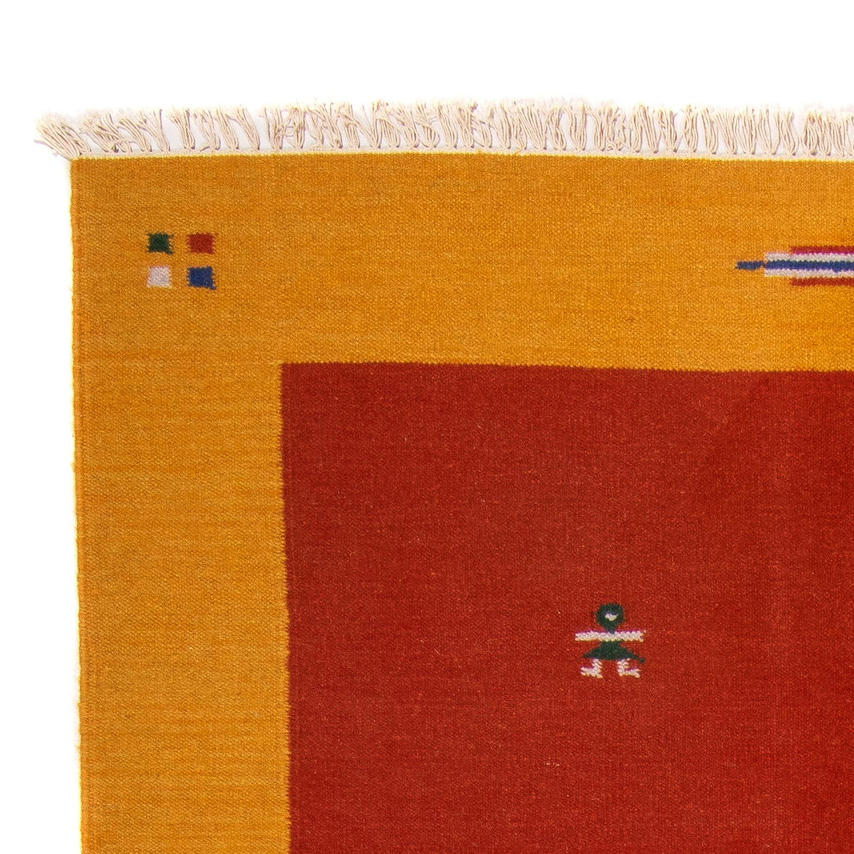 Tapis Kelim - Tendance - 240 x 170 cm - rouge foncé