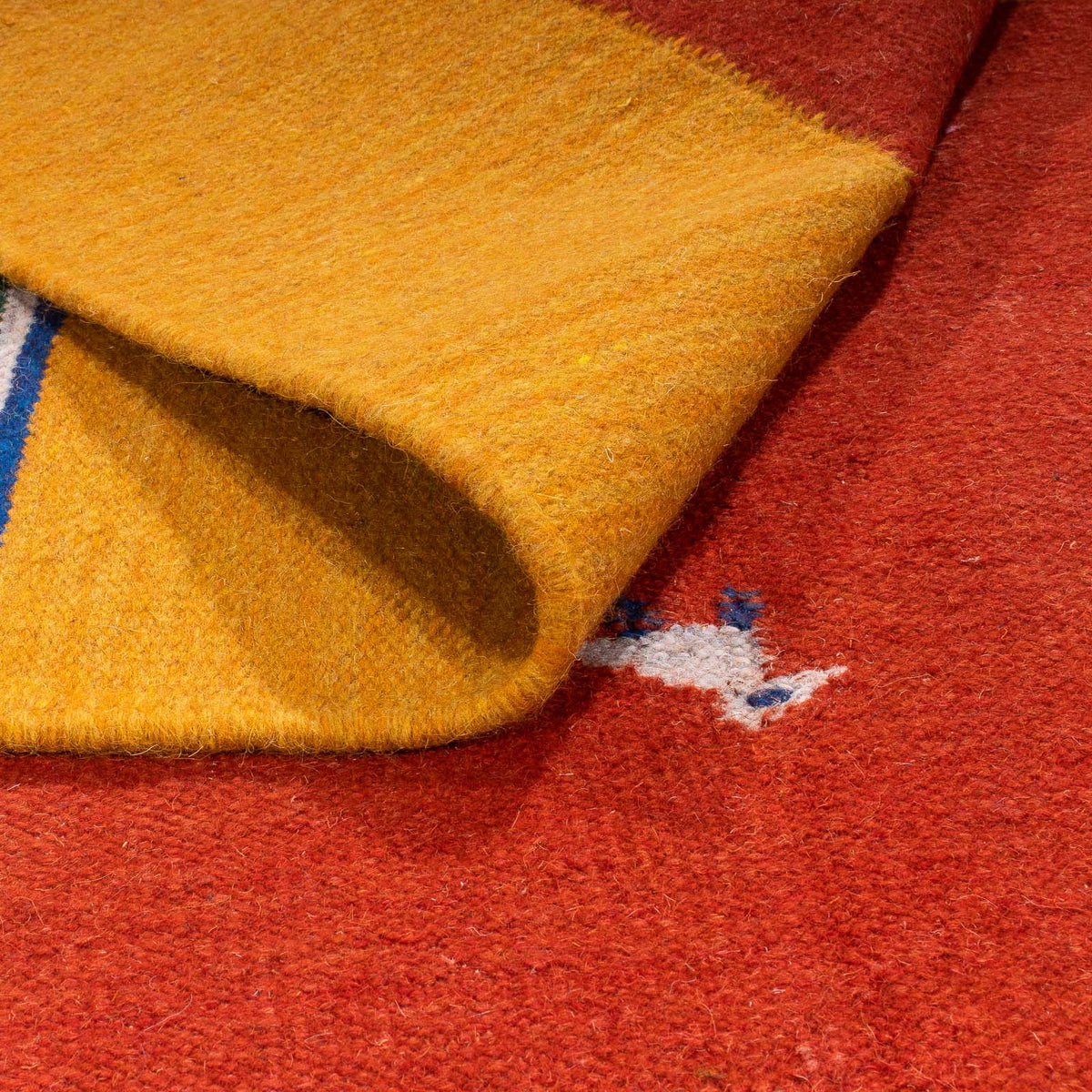 Tapis Kelim - Tendance - 240 x 170 cm - rouge foncé