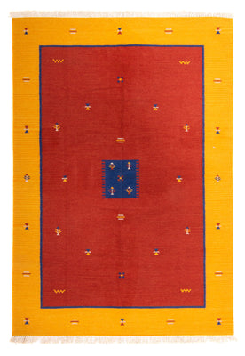 Tapis Kelim - Tendance - 240 x 170 cm - rouge foncé