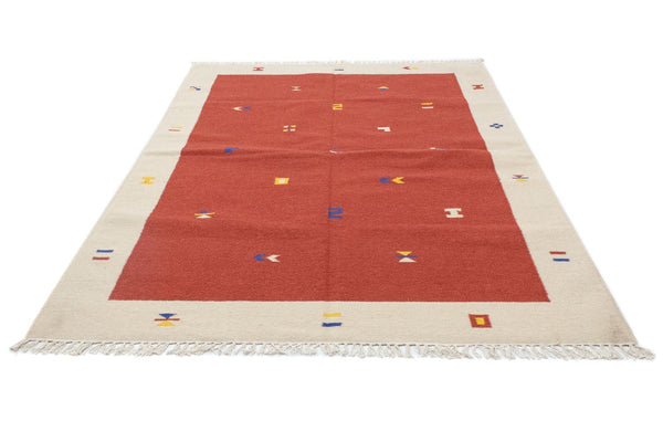 Tapis Kelim - Tendance - 240 x 170 cm - rouille