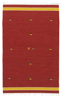 Tapis Kelim - Tendance - 180 x 120 cm - rouille
