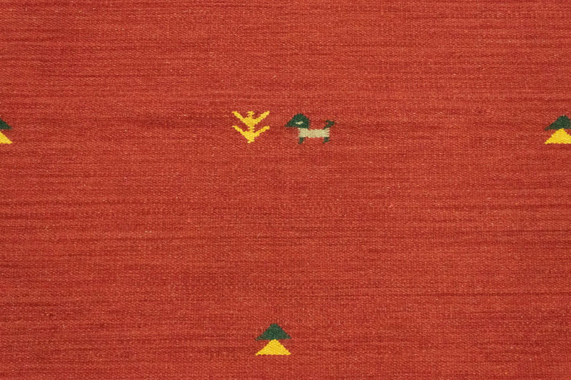Tapis Kelim - Tendance - 180 x 120 cm - rouille
