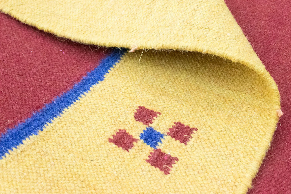 Tapis Kelim - Tendance - 200 x 140 cm - rouge