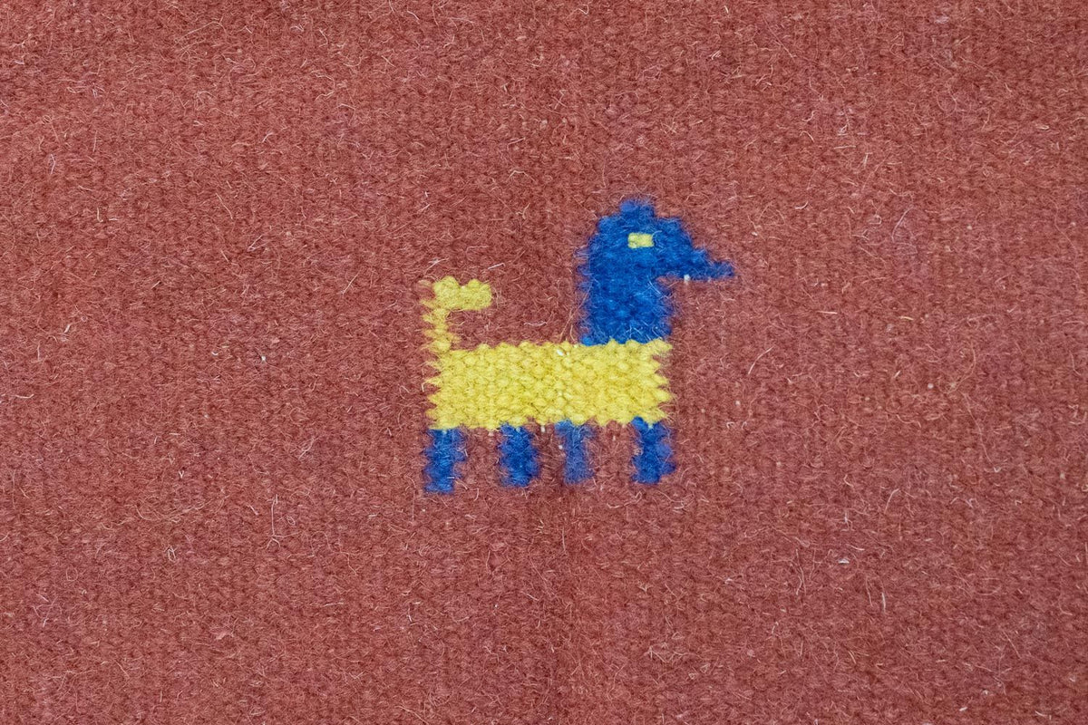 Tapis Kelim - Tendance - 200 x 140 cm - rouge