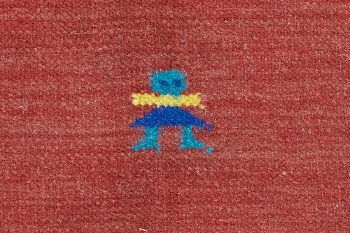 Tapis Kelim - Tendance - 200 x 140 cm - rouge