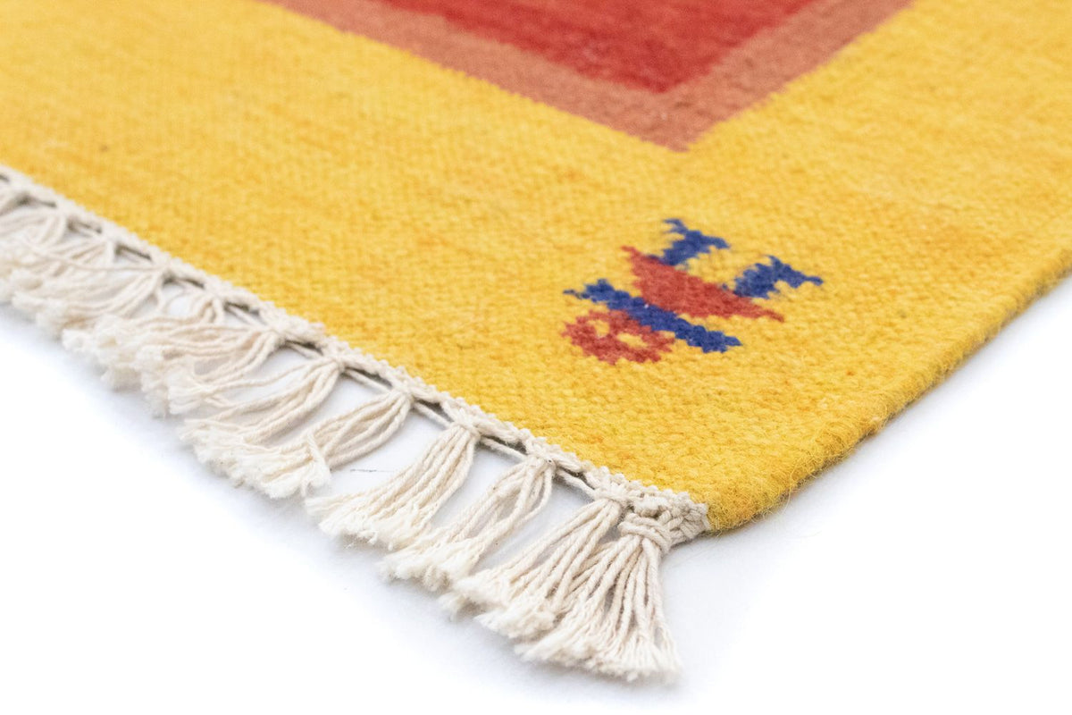 Tapis Kelim - Tendance - 200 x 140 cm - rouge