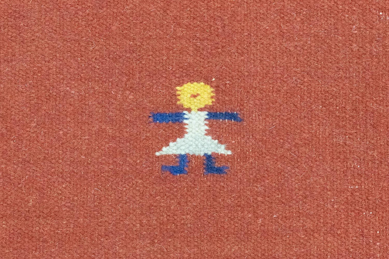 Tapis Kelim - Tendance - 200 x 140 cm - orange