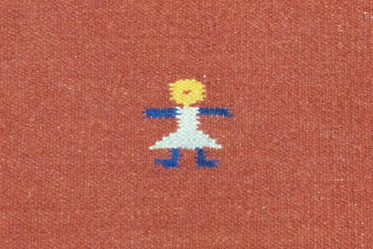 Tapis Kelim - Tendance - 200 x 140 cm - orange