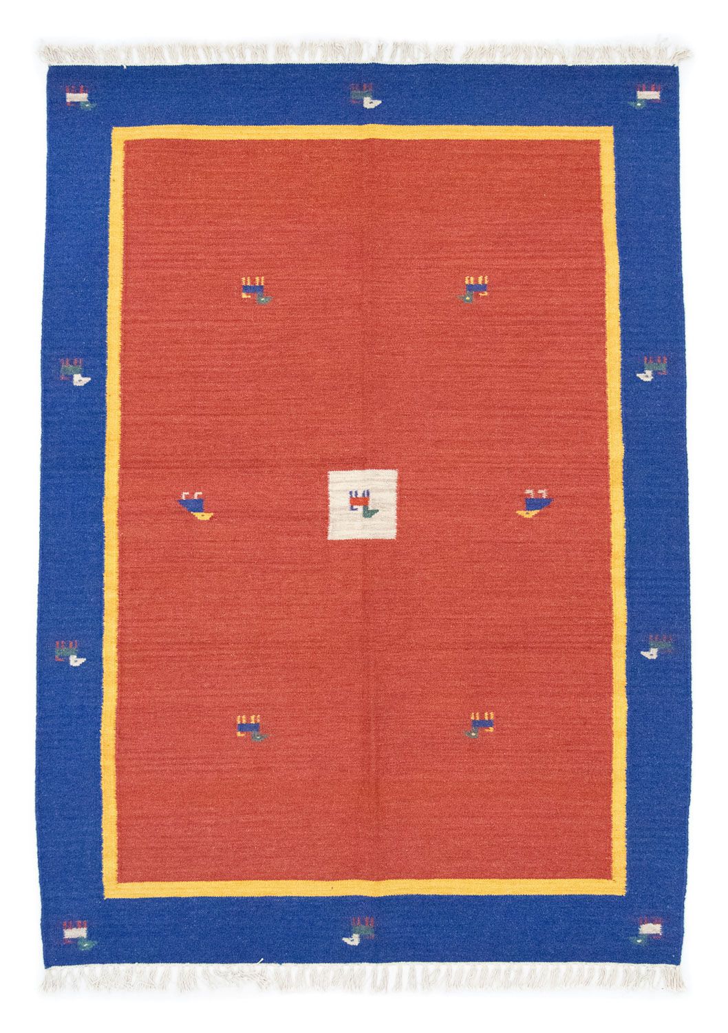 Tapis Kelim - Tendance - 200 x 140 cm - orange