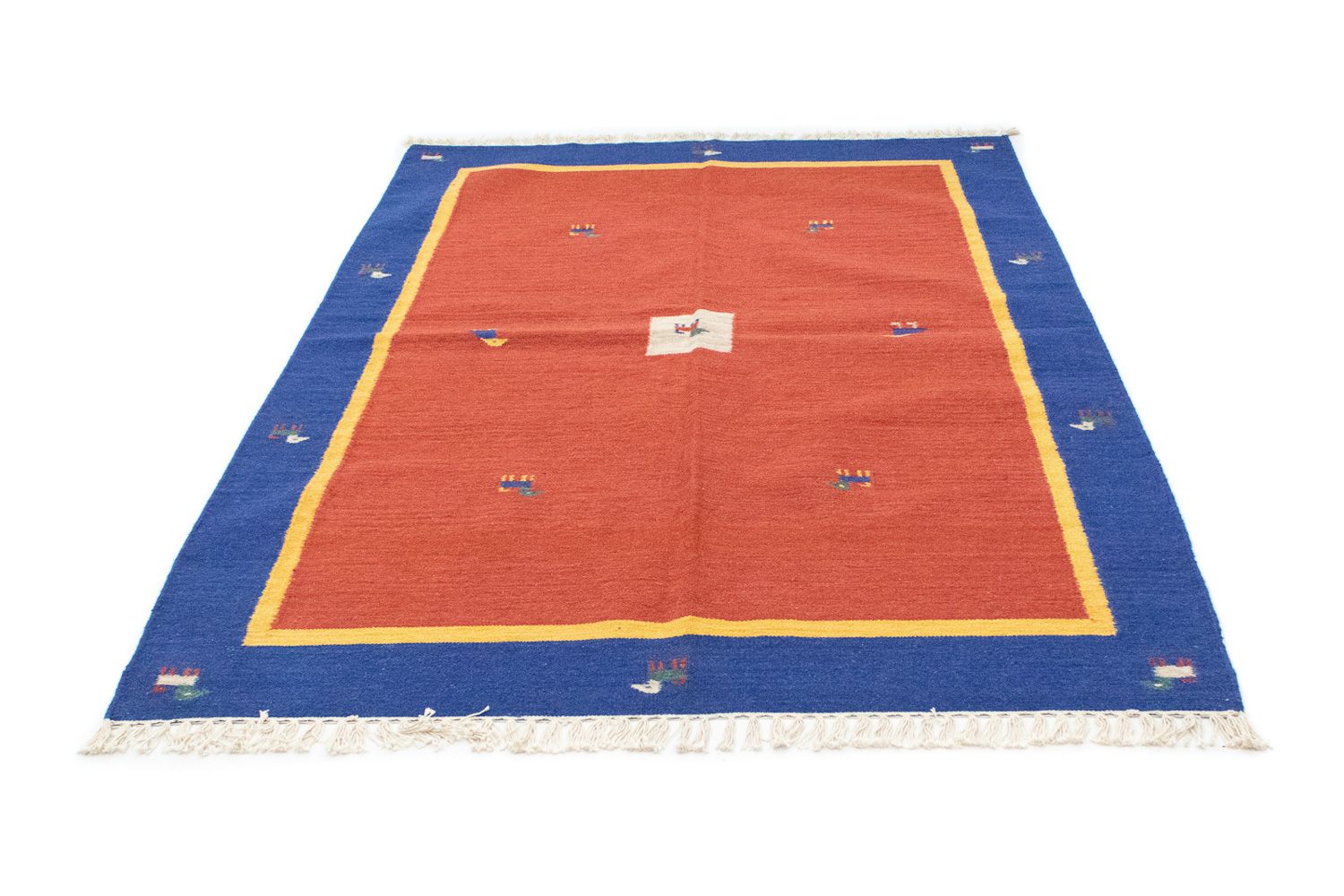Tapis Kelim - Tendance - 200 x 140 cm - orange