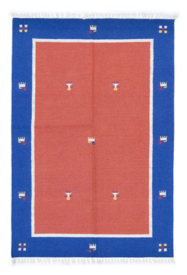Tapis Kelim - Tendance - 200 x 140 cm - rouge