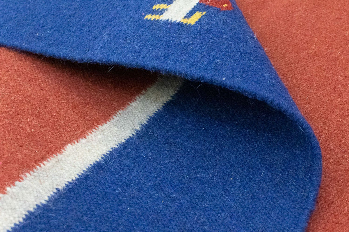 Tapis Kelim - Tendance - 200 x 140 cm - rouge