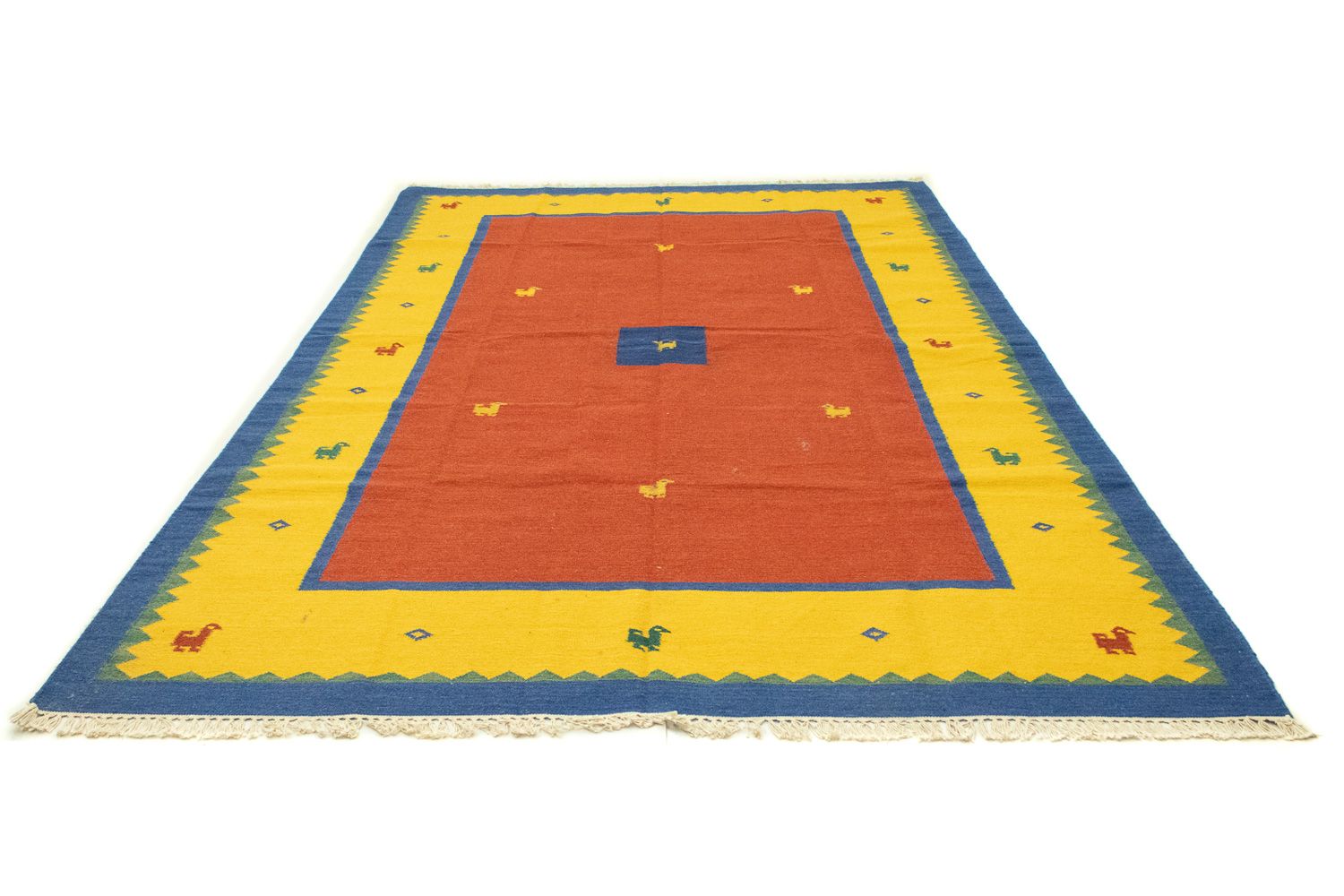 Tapis Kelim - Tendance - 300 x 200 cm - orange