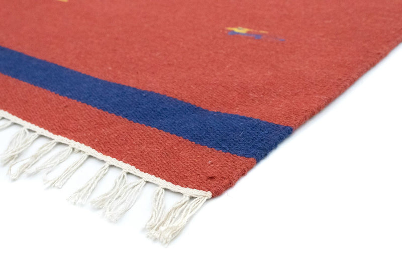Tapis Kelim - Tendance - 180 x 120 cm - rouge