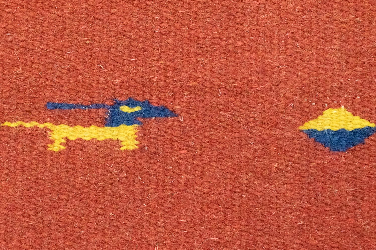 Tapis Kelim - Tendance - 200 x 140 cm - rouge