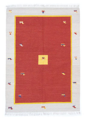Tapis Kelim - Tendance - 200 x 140 cm - rouge