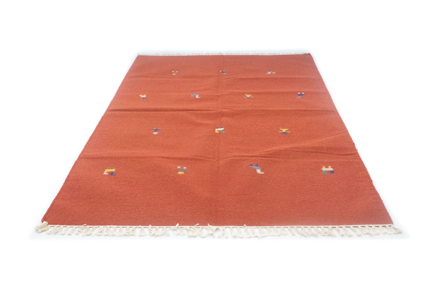 Tapis Kelim - Tendance - 200 x 140 cm - orange