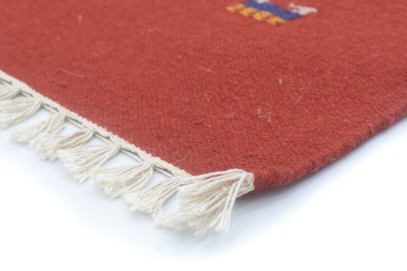 Tapis Kelim - Tendance - 200 x 140 cm - rouge